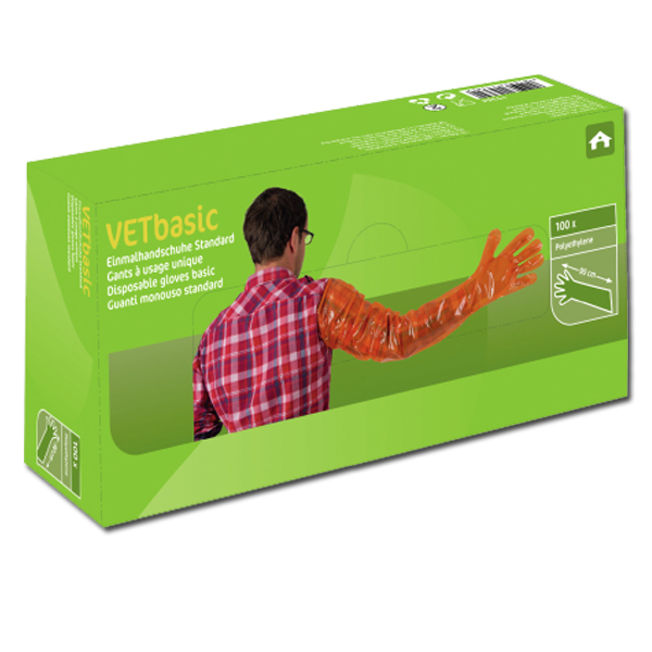 Перчатки для ветеринаров VETbasic